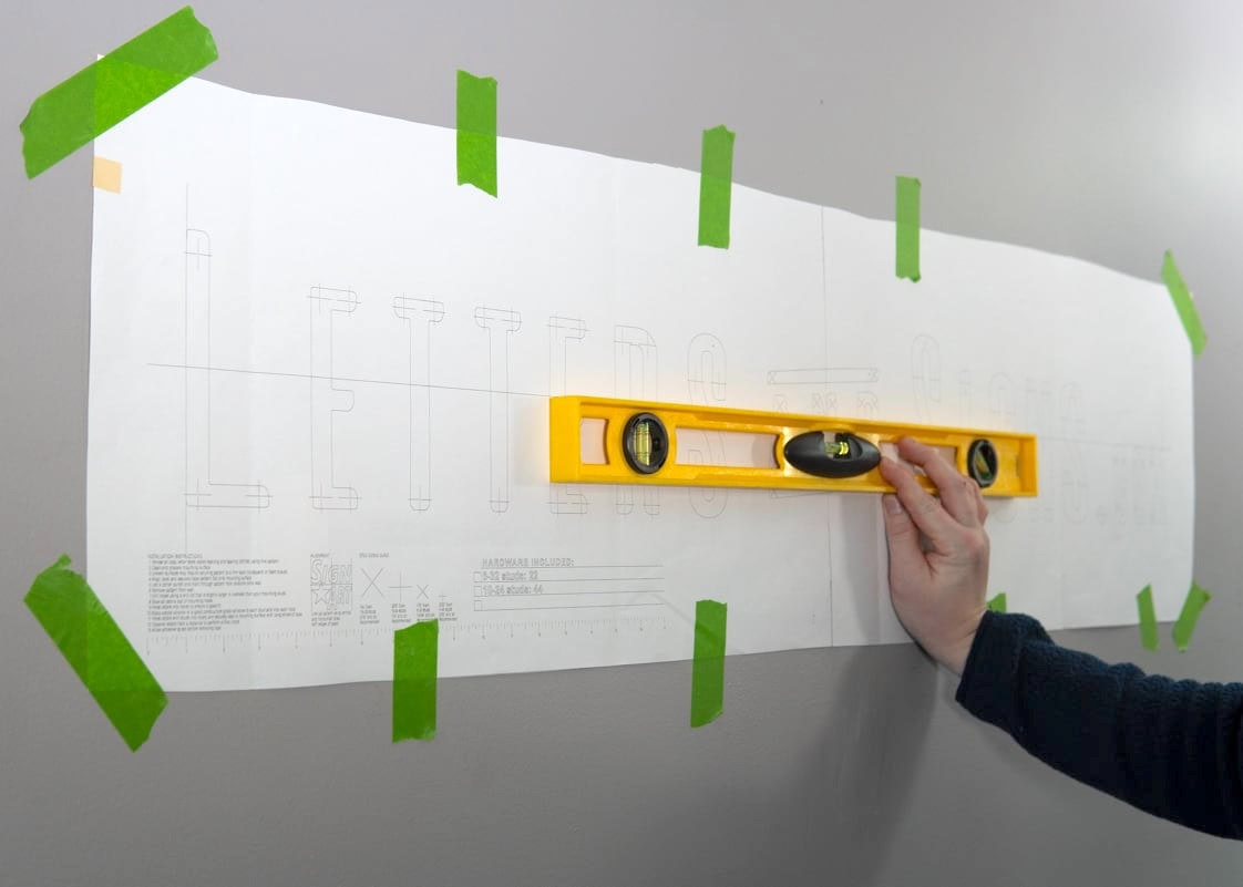 Thread Letters Installation How to Install Sign Letters with Stud Mounts (Drill Method) - Letters ...