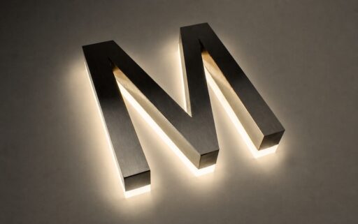 Natural white 5000K LED sample for backlit letters